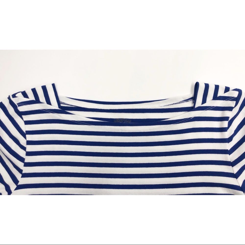 The Vermont Country Store Navy/White Stripe Knit - Picture 6 of 16
